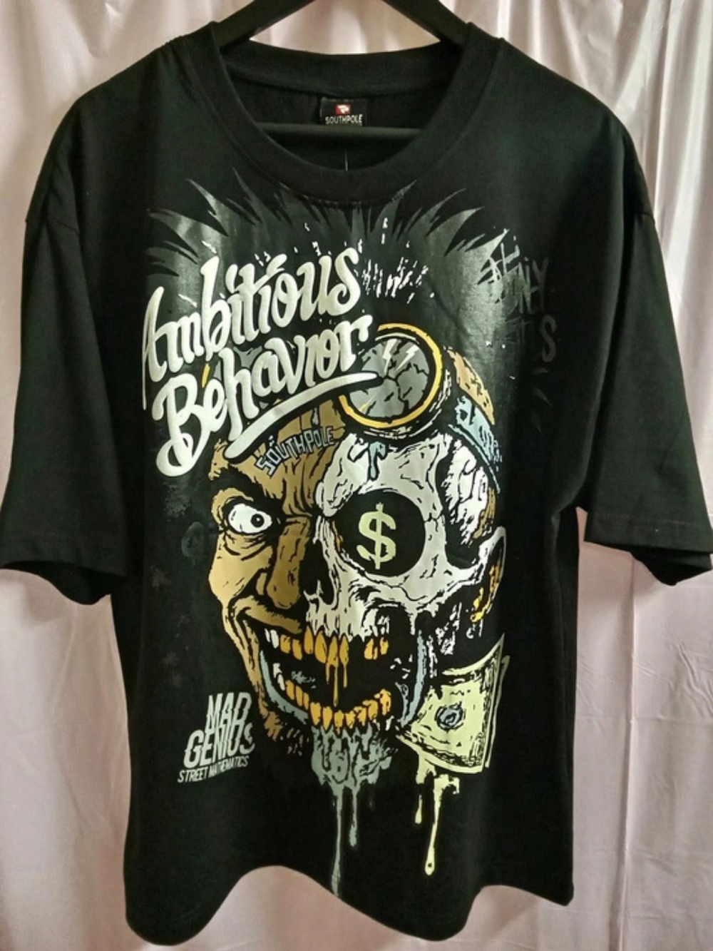 Southpole Ambitious Behavior Graphic Tee Black XL